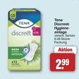 Famila Nord West Tena Discreet Hygieneeinlage Angebot