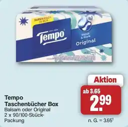Famila Nord West Tempo Taschentücher Box Angebot