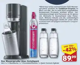 Famila Nord West Duo Wassersprudler titan Vorteilspack Angebot