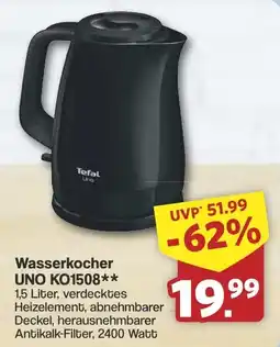 Famila Nord West Tefal Wasserkocher UNO KO1508 Angebot