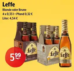Getränke Hoffmann Leffe Blonde oder Brune Angebot