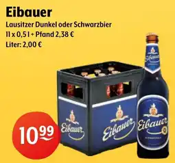 Getränke Hoffmann Eibauer Lausitzer Dunkel oder Schwarzbier Angebot