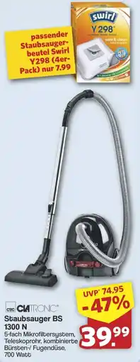 Famila Nord West CLATRONIC Staubsauger BS 1300 N Angebot