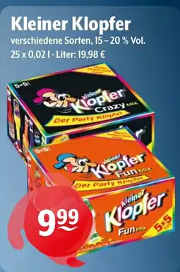 Getränke Hoffmann Kleiner Klopfer Angebot