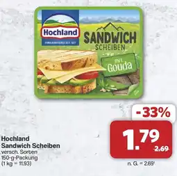 Famila Nord West Hochland Sandwich Scheiben Angebot