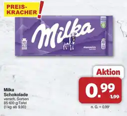 Famila Nord West Milka Schokolade Angebot