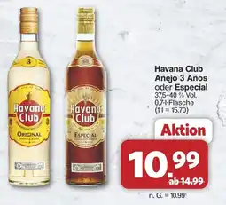 Famila Nord West Havana Club Añejo 3 Años oder Especial Angebot