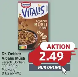 Famila Nord West Dr. Oetker Vitalis Müsli Angebot