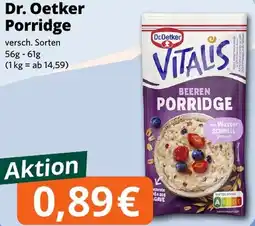 Famila Nord West Dr. Oetker Porridge Angebot
