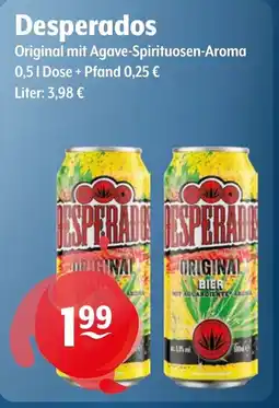 Getränke Hoffmann Desperados Original mit Agave-Spirituosen-Aroma Angebot