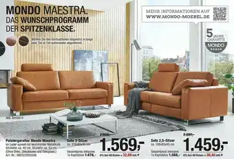 Opti Wohnwelt Polstergarnitur Mondo Maestra, Sofa 3-sitzer, Sofa 2,5 Sitzer Angebot