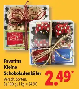 Lidl Favorina Kleine Schokoladenkäfer Angebot
