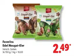 Lidl Favorina Edel Nougat-Eier Angebot