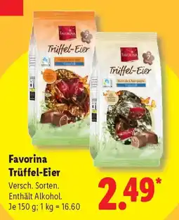 Lidl Favorina Trüffel-Eier Angebot