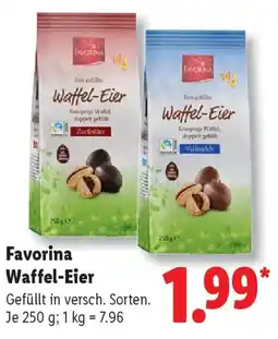 Lidl Favorina Waffel-Eier Angebot