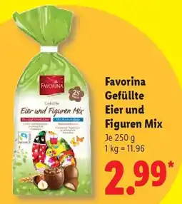 Lidl Favorina Gefüllte Eier und Figuren Mix Angebot