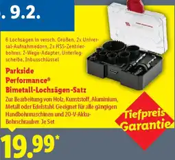 Lidl Parkside Performance Bimetall-Lochsägen-Satz Angebot