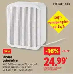 Lidl Livarno Luftreiniger Angebot