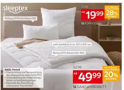 XXXLutz Sleeptex ganzjahresbett Angebot