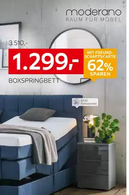 XXXLutz Moderano boxspringbett inkl. motor Angebot