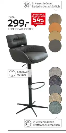 XXXLutz Leder-barhocker Angebot