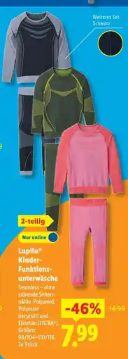 Lidl Lupilu kinder-funktionsunterwäsche Angebot