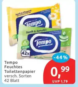 Budni Tempo Feuchtes Toilettenpapier Angebot