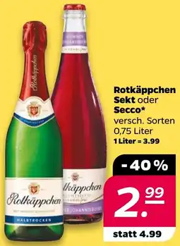 NETTO Rotkäppchen Sekt oder Secco Angebot