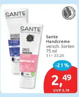 Budni Sante Handcreme Angebot