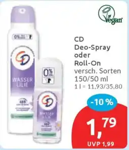 Budni CD Deo-Spray oder Roll-On Angebot