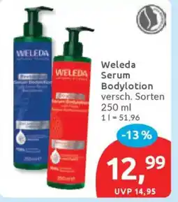 Budni Weleda Serum Bodylotion Angebot