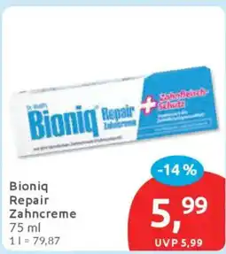 Budni Bioniq Repair Zahncreme Angebot