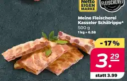 NETTO Meine Fleischerei Kasseler Schälrippe Angebot