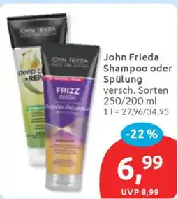 Budni John Frieda Shampoo oder Spülung Angebot