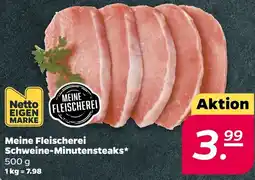 NETTO Meine Fleischerei Schweine-Minutensteaks Angebot