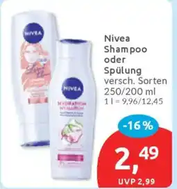 Budni Nivea Shampoo oder Spülung Angebot