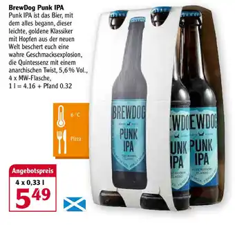 Globus BrewDog Punk IPA 4x0,33L Angebot