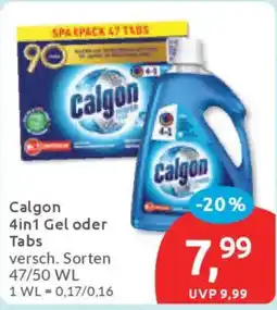 Budni Calgon 4in1 Gel oder Tabs Angebot