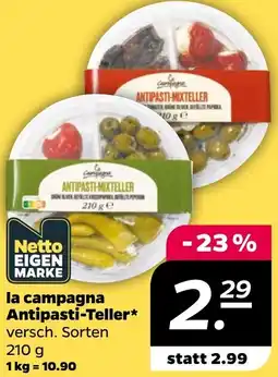 NETTO la campagna Antipasti-Teller Angebot