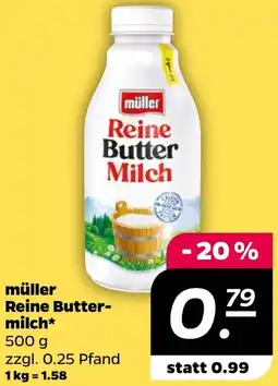 NETTO müller Reine Buttermilch Angebot
