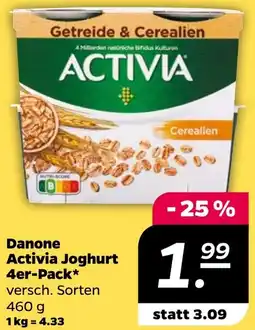 NETTO Danone Activia Joghurt 4er-Pack Angebot