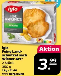 NETTO iglo Feine Landschnitzel nach Wiener Art Angebot