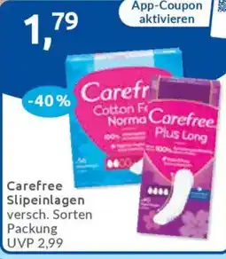 Budni Carefree Slipeinlagen Angebot