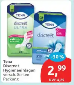 Budni Tena Discreet Hygieneeinlagen Angebot