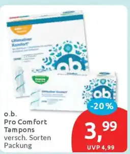 Budni o.b. Pro Comfort Tampons Angebot