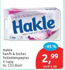 Budni Hakle Sanft & Sicher Toilettenpapier Angebot