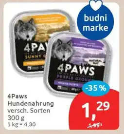Budni 4Paws Hundenahrung Angebot