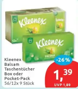 Budni Kleenex Balsam Taschentücher Box oder Pocket-Pack Angebot