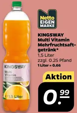 NETTO KINGSWAY Multi Vitamin Mehrfruchtsaftgetränk Angebot