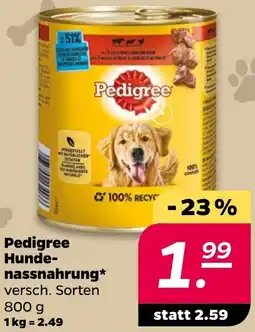 NETTO Pedigree Hundenassnahrung Angebot